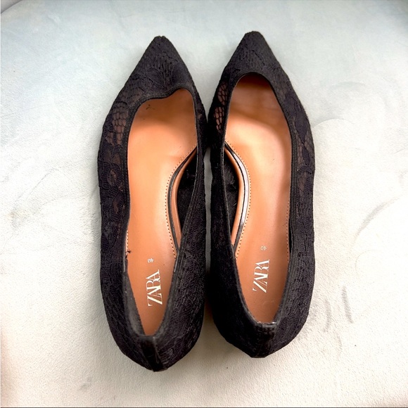 ZARA lace pointy ballerinas - Picture 5 of 5